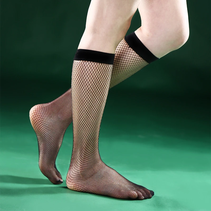

fashion white medium grid women high waist stocking fishnet club tights panty knitting net pantyhose trouser mesh lingerie TT016