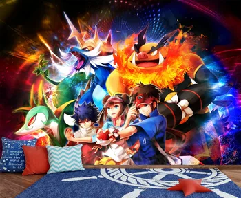

[Self-Adhesive] 3D Pokemon 33 Japan Anime Wall Paper mural Wall Print Decal Wall Murals