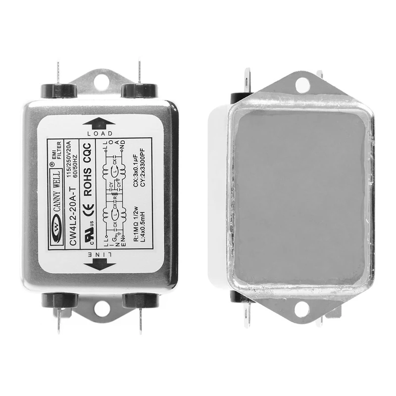 2021 новый электромагнитный фильтр CW4L2 20A T Monophasic Улучшенный AC 220V 50/60 HZ|Запчасти для