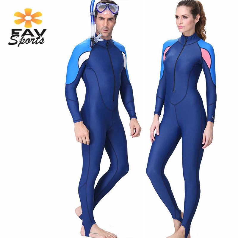 Blue Diving Wetsuit Unisex Scuba Neoprene Wetsuit Snorkeling Diving