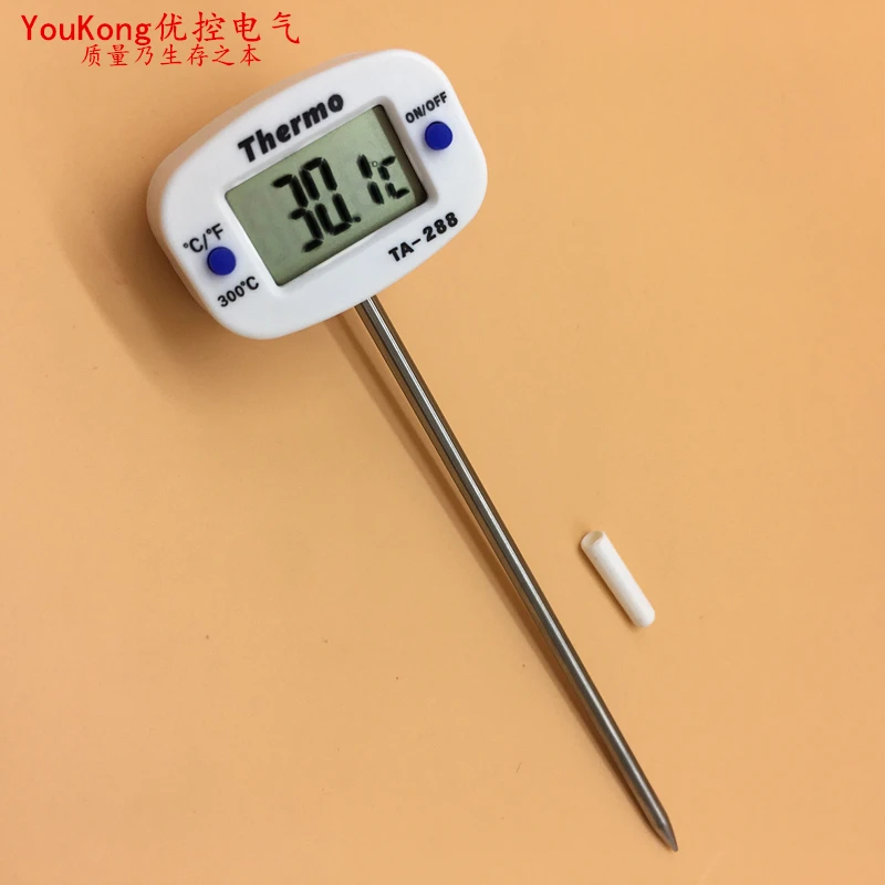 

TA288 Pin Shape Digital Termometer Instant Read Pocket Oil Milk Coffee Water Test Kitchen Cooking Thermometer Digital