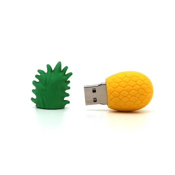 

USB Drive Vegetable Fruits Flash Drive Strawberry/ carrot/pineapple /banana Memory Stick Pen Drive 4GB/8GB/16GB/32GB/64G U-Disk