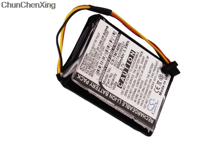 Аккумулятор Cameron Sino 950mAh 6027A0089521, VF6D, VF6S для TomTom 1EK0. 052,02, 4EK0. 001,02, Go 500600, One 140140 S, 140S US