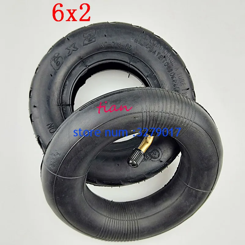 Good Quality and New 6 Inch 6X2 Tire and Inner Tube Set for Electric