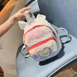 Сумки для женщин 2019 женщин блесток цвет школьная сумка Любовь Дизайнер Рюкзак Студенческая сумка для женщин сумки дизайнер