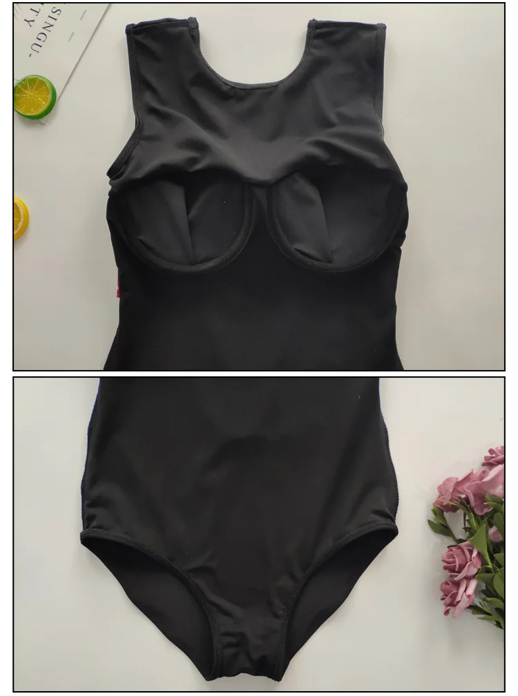 Черный сексуальный женский купальник с лямкой через шею, Цельный купальник, винтажные купальники с эффектом пуш-ап, пляжная одежда, купальник для девушек, летний Боди