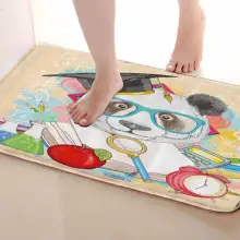 Собака Стиль Ванная комната Коврики, забавные Нескользящие Для ванной Коврики, Занавески для душа Интимные аксессуары, Коврики Чинг вашей душе Шторы