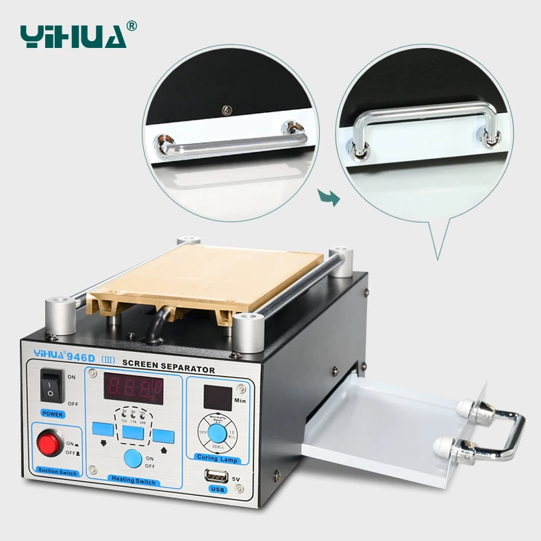 Сепаратор для ЖК экрана YIHUA 946D III встроенный вакуумный насос с сильным