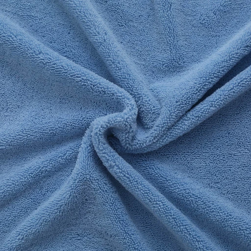 Большой Microfiber сушки Полотенца Чистка Полотна Ткань Авто уход за 90x60 см синий