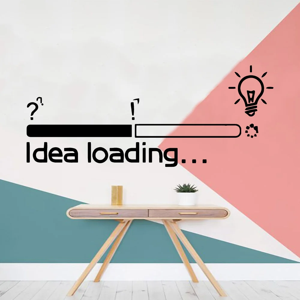 

Hot idea loading light Vinyl Wall Sticker Home Decor Stikers For Home Decor Living Room Bedroom Wall Art Decal