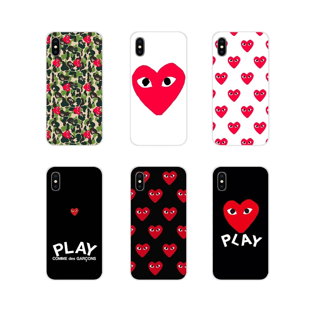 

Japan CDG PLAY For Huawei P Smart Mate Honor 7A 7C 8C 8X 9 P10 P20 Lite Pro Plus Accessories Phone Shell Covers