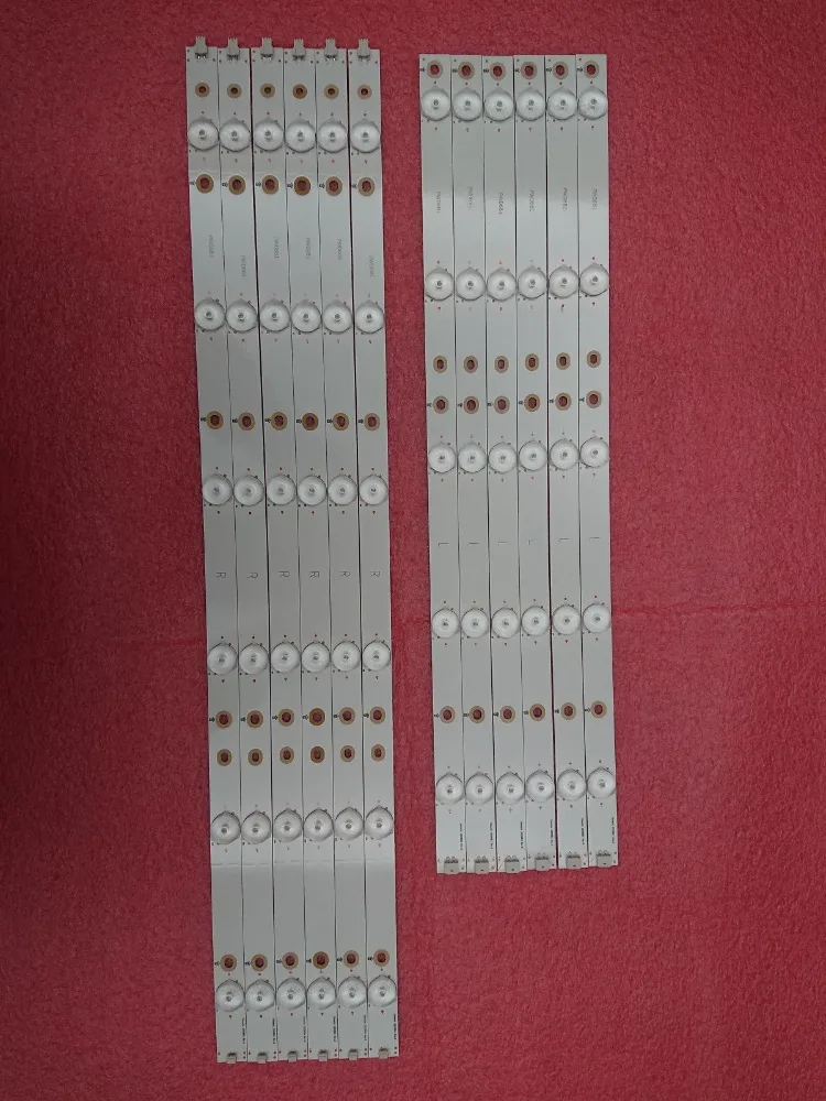 12 шт./компл. светодиодный Подсветка полосы для 50PFH6550 50PFT5300 50pfk4009 50PFT4509 LC 50LB370U 50LB371U