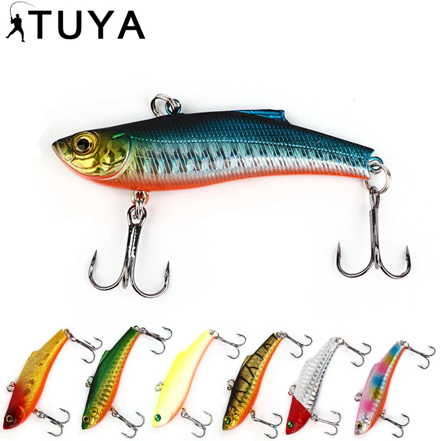 TUYA 1pcs Sinking VIB Fishing Lure Minnow artificial bait Vibration Winter ice Full Swimming Layer Hard Bait bass 7.3cm 18.95g TUYA 1pcs Sinking VIB Fishing Lure Minnow artificial bait Vibration Winter ice Full Swimming Layer Hard Bait bass 7.3cm 18.95g