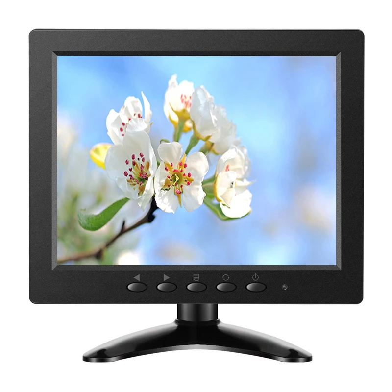 

8 inch CCTV Touch Monitor TFT Color Video Touch Monitor Screen Security Surveillance Monitor AV/VGA/BNC/HDMI/USB input