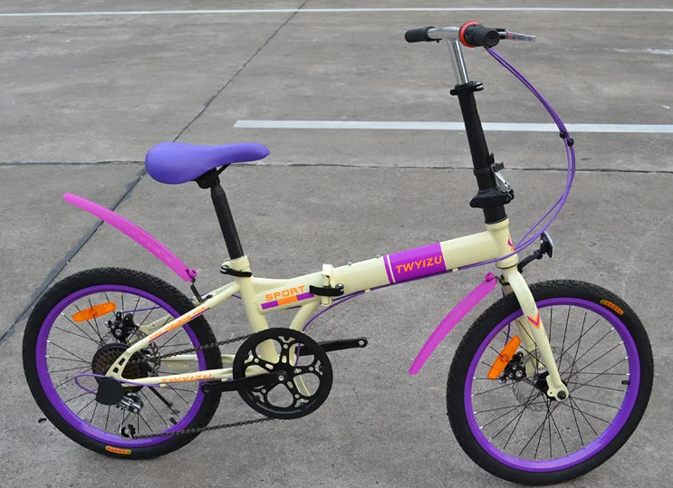 Cheap Folding Bicycle 20 Inch High Carbon Steel Double Disc Brake Child Adult Men and Women Super Portable Bike Variable Speed 0 Cheap Folding Bicycle 20 Inch High Carbon Steel Double Disc Brake Child Adult Men and Women Super Portable Bike Variable Speed 0