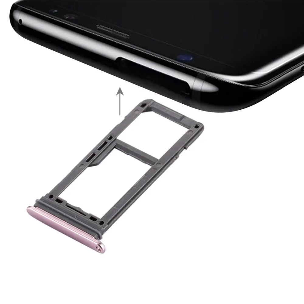 iPartsBuy New SIM Card Tray + Micro SD Tray for Galaxy S8