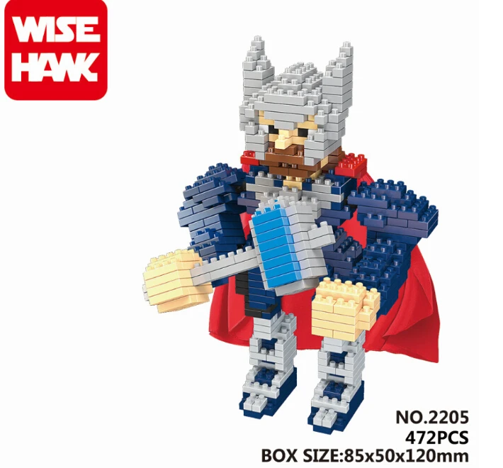 Wholesale Avenger Weagle Blocks Thor DIY Building ...