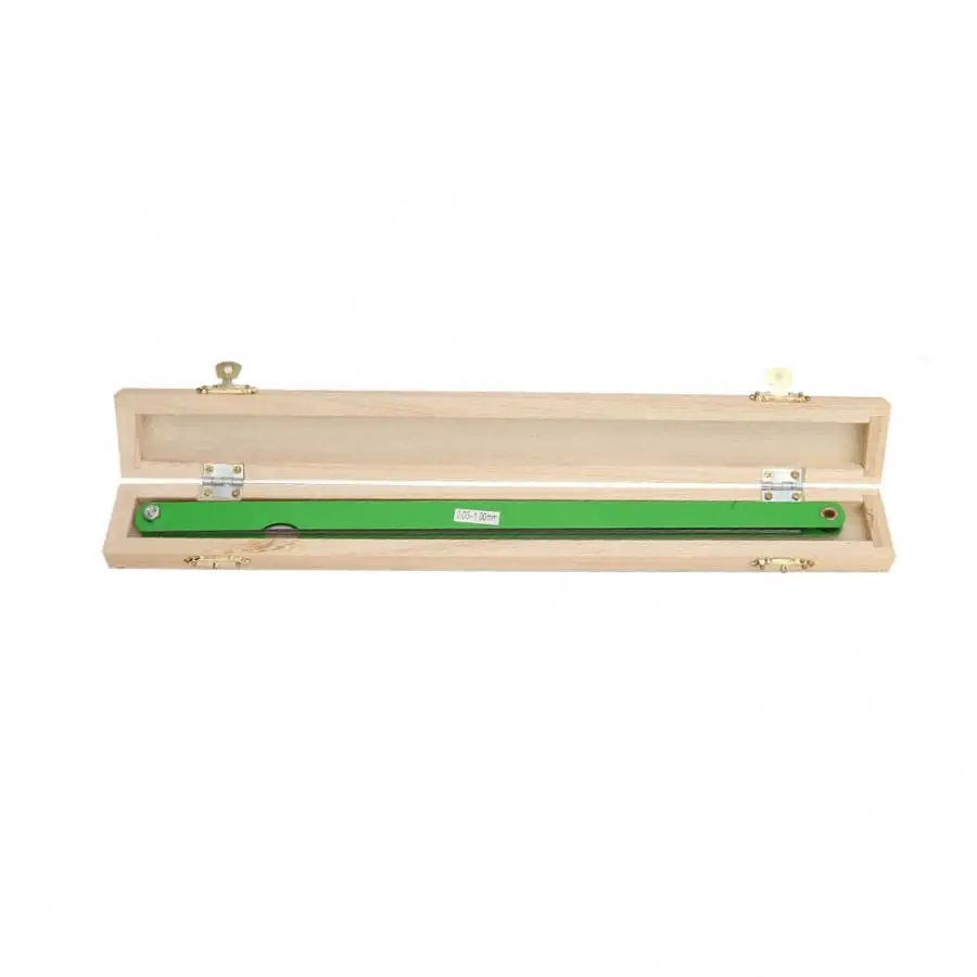 

Feeler Measuring Tool Feeler Gauge 300mm*14PCS Stainless Steel Feeler Gauge Gap Inner Diameter Measuring Tool 0.05-1mm