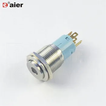 

40PCS LAS3-16H-11DL 16mm latching with 12V led Push Button Switch