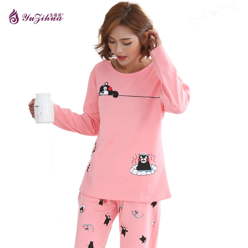 Новый список Pijama де Kigurumi весна пижамы Для женщин коробки Симпатичные узор