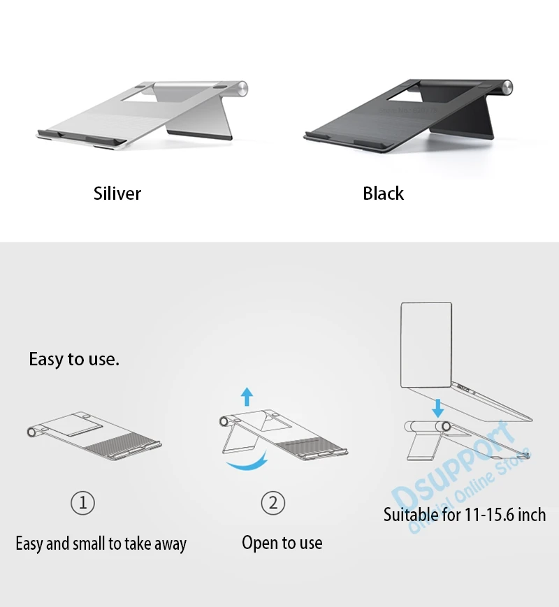 Новая охлаждающая подставка для ноутбука arival эргономичный угловой держатель для просмотра поддержка ноутбука 11-15,6 дюймов портативный дизайн AP-1L