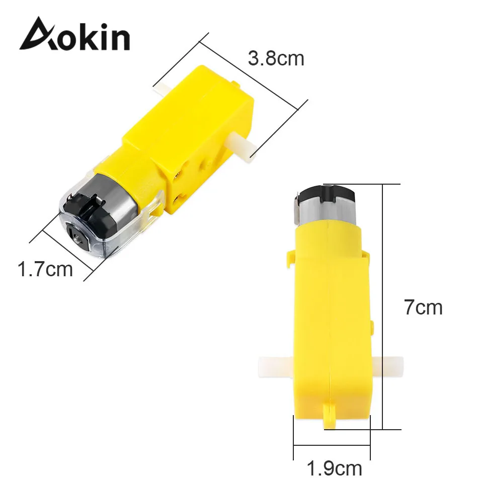 

TT Motor Smart Car Robot Gear Motor Smart Car Chassis Motor Robot Remote Control Car DC Gear Motor for arduino Diy Kit