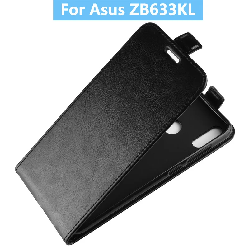 Вертикальный кожаный чехол-книжка для Asus ZenFone Max Pro M2 ZB633KL чехол телефона ZB632KL