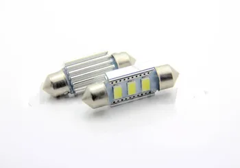 

20pcs Car led festoon light c5w 5730 36mm 3SMD glove box bulb License Plate Lighting dome Festoon bulb Innenraum Beleuchtung