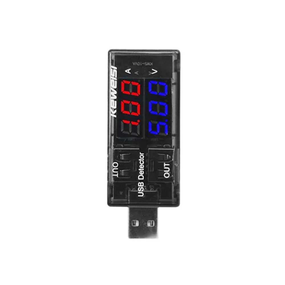 Двойной дисплей USB Тестер DC Цифровой вольтметр Индикатор напряжения | Отзывы и видеообзор