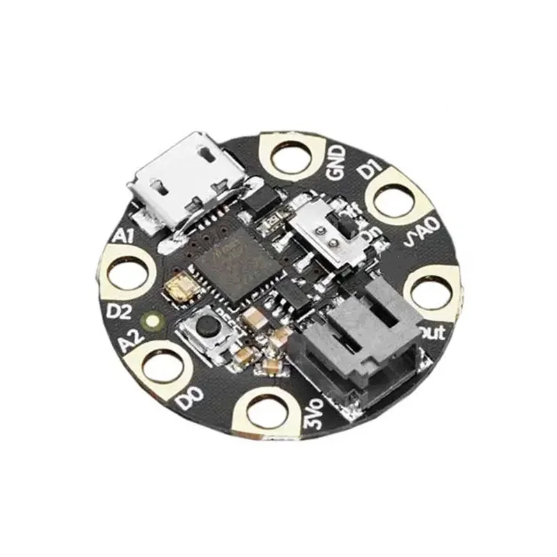 1 Pcs X Wearable Gemma M0 Mini Board Con Atsamd21E18 Mcu 27.95Mm X 6.4Mm