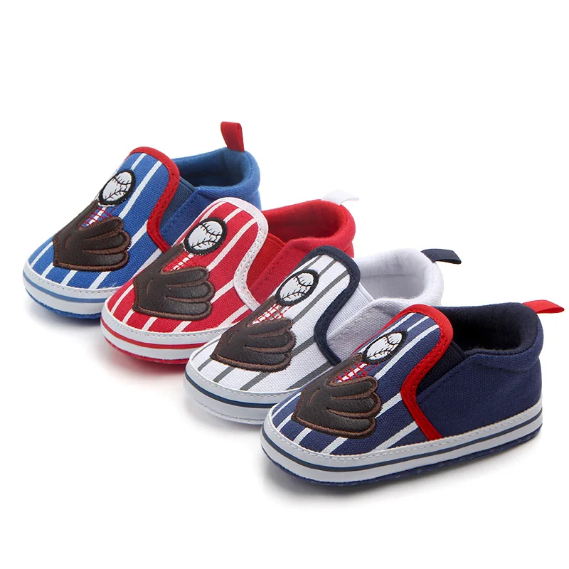 New Baby Boys Cute Baseball Shoes Infant Toddler Shoes First Walkersin