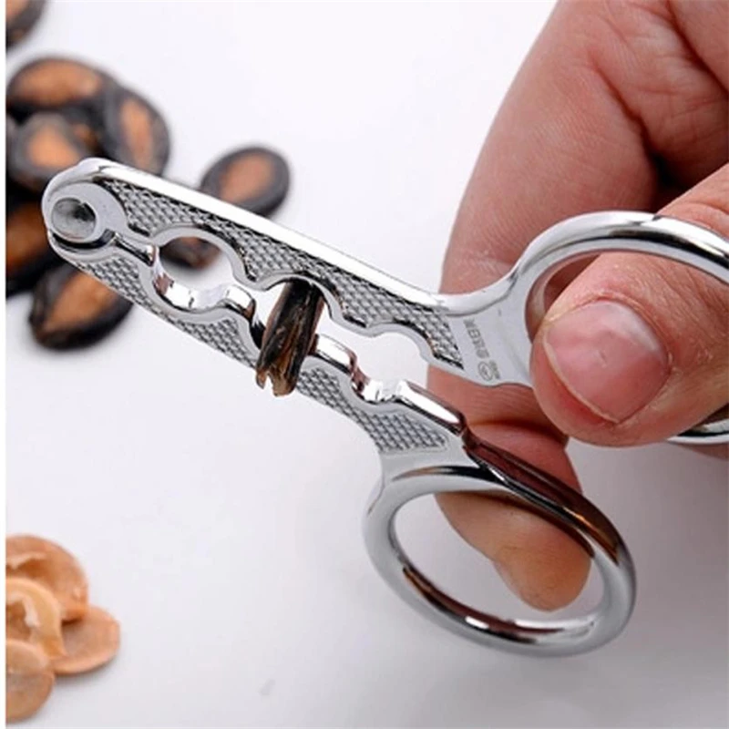 2018 New Practical New Alloy Melon Seed Pliers Sunflower Seed Nut Pliers Scissor Forceps Kitchen hot tool C0323#30              03