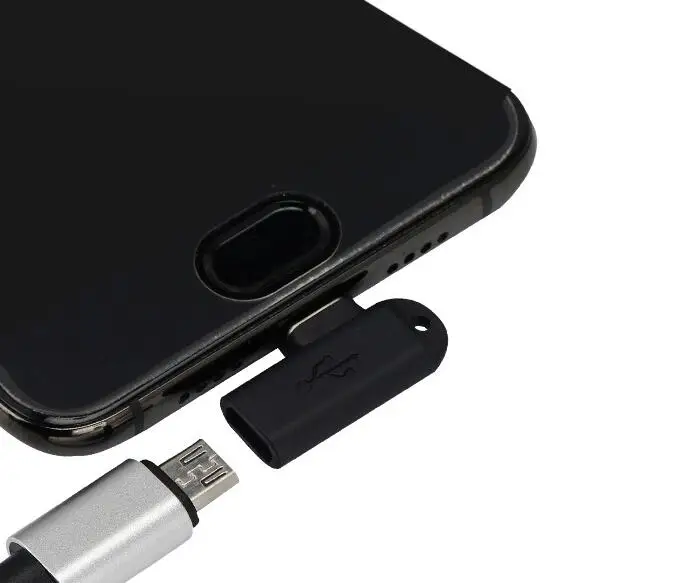 Переходник с прямым углом 90 градусов USB Type C папа на Micro мама|Кабели передачи