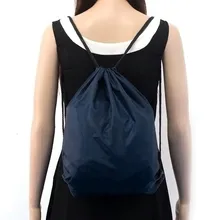 Горячие Drawstring рюкзак нейлон пляж путешествия уличные сумки, дорожные сумки веревка мешок хранения Cinch мешок спорта путешествия на открытом воздухе# T2