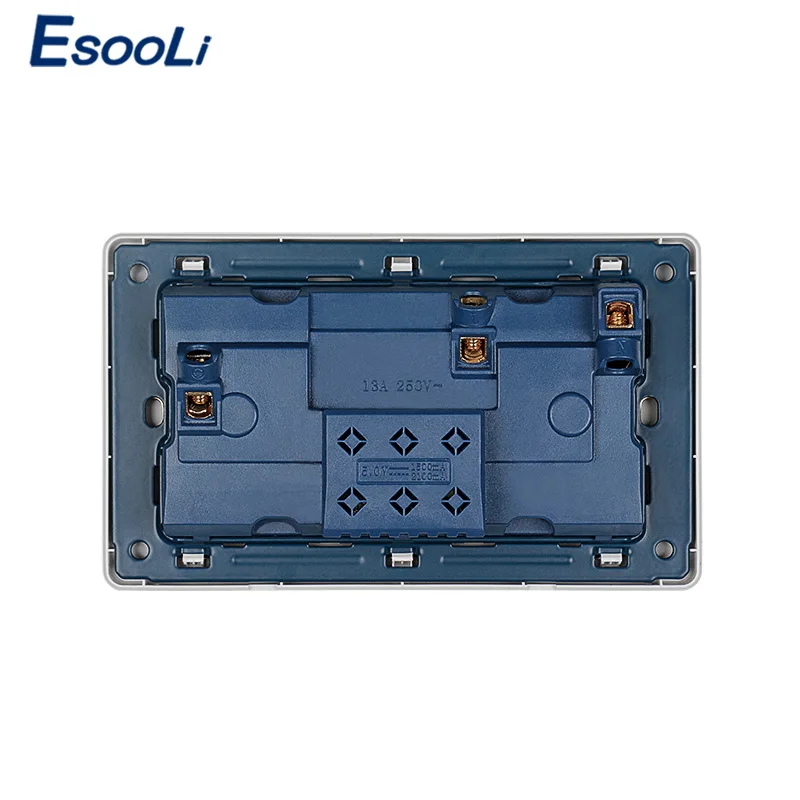 Esooli настенная розетка двойная универсальная 5 отверстий переключаемая 2.1A