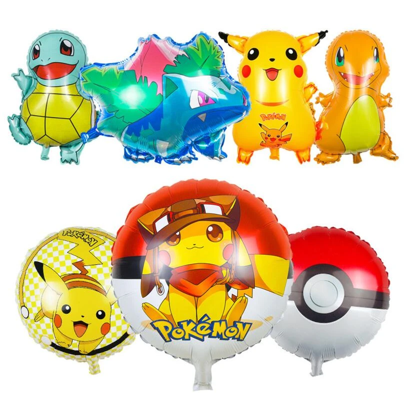 ポケモン行く箔バルーンヘリウム風船子供インフレータブルクラシックトイ誕生日風船パーティー用品 Supplies Party Aliexpress