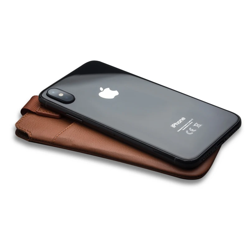 

QIALINO Bag Case For iphone X Genuine Leather Cover For iphone X Wallet Pouch Card Slot Luxury Ultrathin Accessories Bag 5.8inch