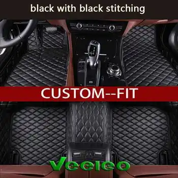 

Veeleo 6 Colors Car Mats for KIA Borrego/Mohave 5 Seats 2008-2019 Leather Car Floor Mats Waterproof Anti-slip 3D Car Carpets