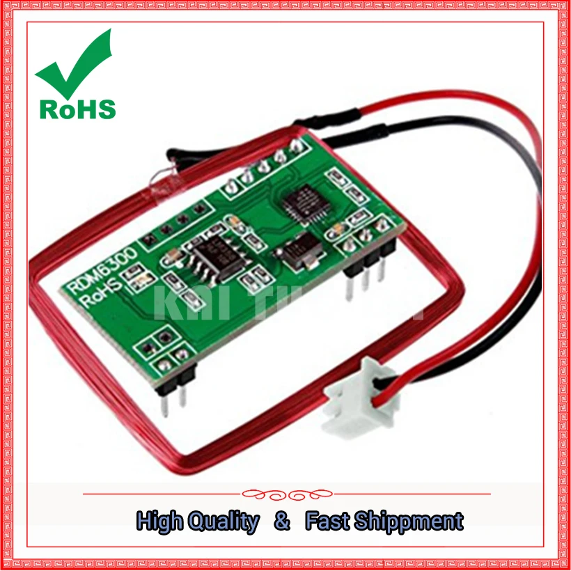 RFID считыватель Модуль RDM6300 РЧ модуль 125 кГц кард ридер UART серийный выход плата