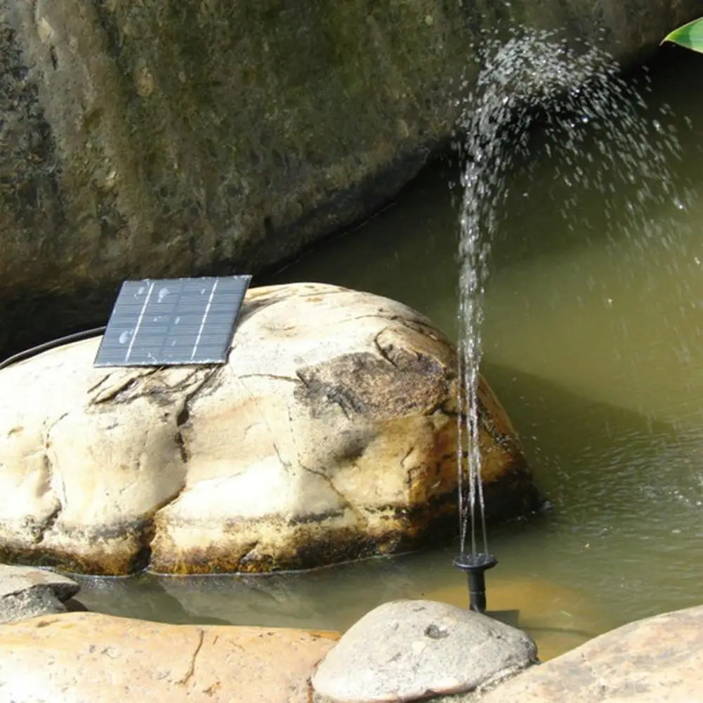 

AKDSteel Solar Powered Fountain Dc Fountain Set Pump for Pond Garden Decoration