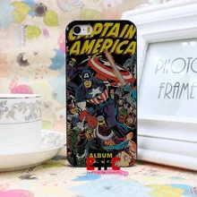 Marvel Captain America captain america Design Hard Black Skin for iPhone 5 5s 5g Case Cover