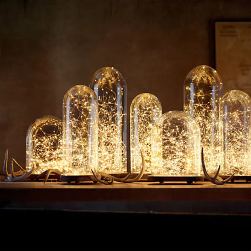 

20/40/100 LED String Fairy Lights Copper Wire Battery Powered Waterproof DIY
