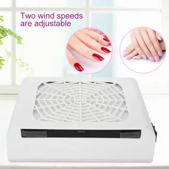 

Pro Nail Dust Suction Dust Collector 48W Powerful Nail Tools 2 Wind Speed Adjustable Nail Art Salon Suction Vacuum Clean Machine