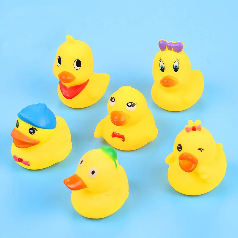 Floating Rubber Mixed Animals Duck Water Toys for Baby Kids Toddler Bath 13 PCS