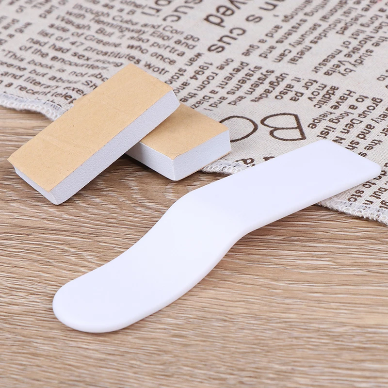 White Hot sale Toilet Seat Cover sticking Lifter Handle bathroom supply Avoid Touching Hygienic Clean lifting sticker tool - Цвет: White
