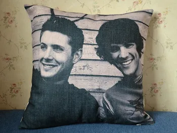 

New Zippered Pillow Cushion 17x17 Inch For Supernatural Smile Dean Sam
