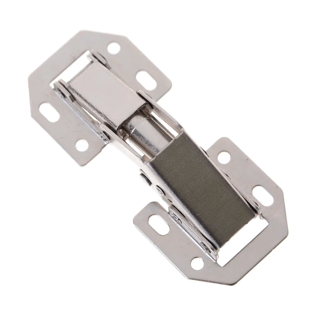 

High Quality 3 Inch No-Drilling Hole Cabinet Hinge Bridge Shaped Spring Frog Hinge Full Overlay Cupboard Door Hinges