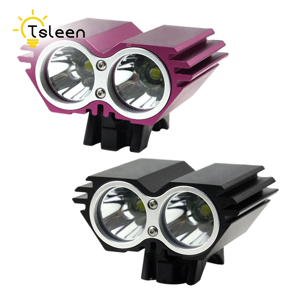 

TSLEEN Battery Pack Lamp Front Bike Light Safety Warning Rechargeable Bicycle Light Lamp LED Cycling Bycicle Light