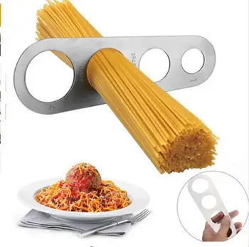 

200pcs Stainless Steel Pasta Spaghetti Measurer Measure Tool Kitchen Gadget Portion Control Noodles Measurer