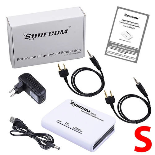 

BIG SALE!!! SURECOM radio Repeater Controller SR-628 cross band Duplex Repeater Controller with IC-F10 IC-H2 2pcs Cable
